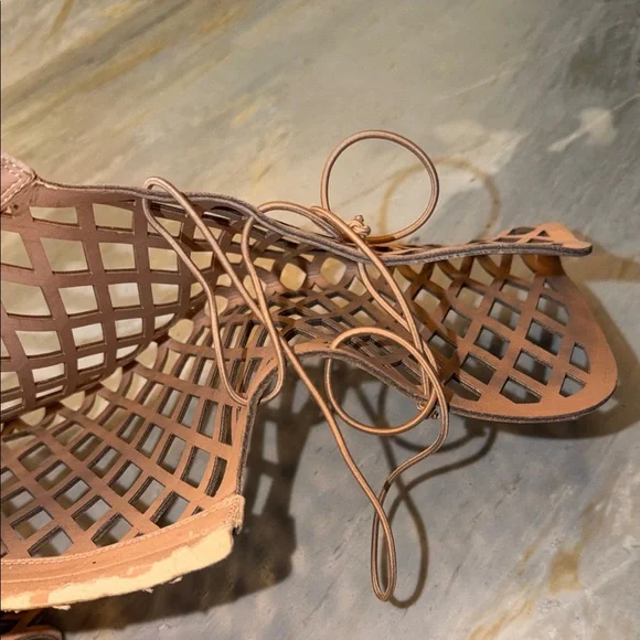 Vince Camuto Kellianna Tan Leather Gladiator Heels | Size 7.5 | NEW - Picture 6 of 8